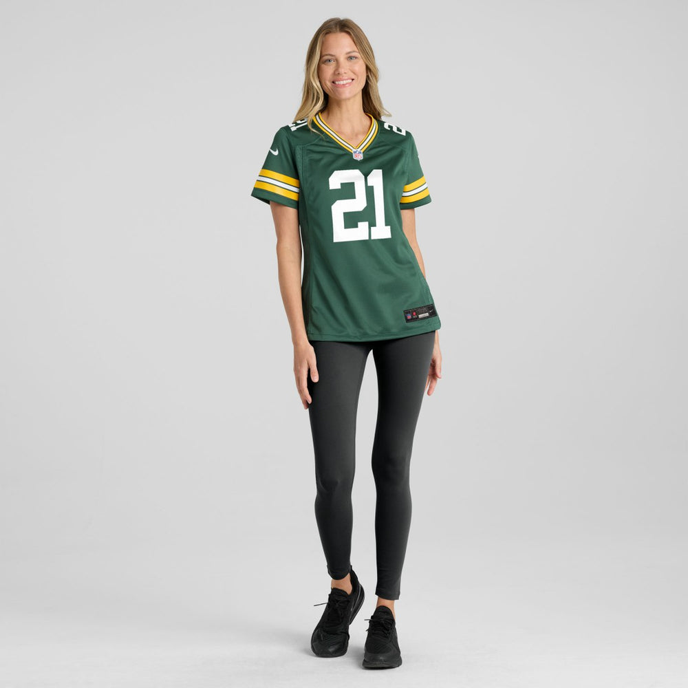 Nate Hobbs Green Bay Packers Women's Team Game Jersey Green - Nike