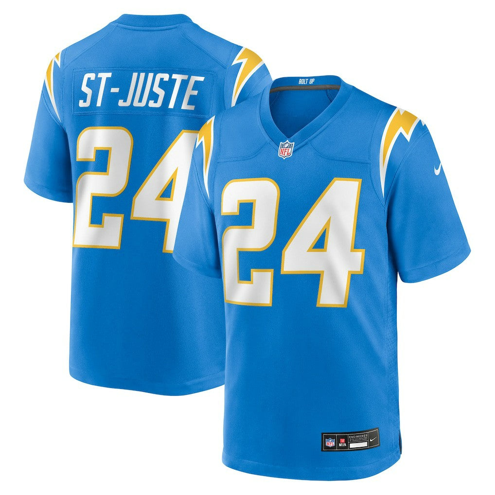 Benjamin St-Juste Los Angeles Chargers Team Game Jersey Powder Blue - Nike