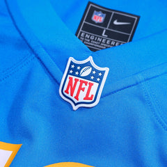 Mekhi Becton Los Angeles Chargers Team Game Jersey Powder Blue - Nike