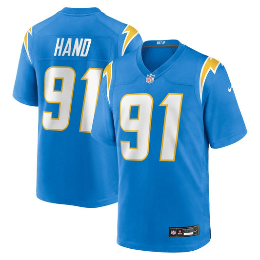 Da'Shawn Hand Los Angeles Chargers Team Game Jersey - Powder Blue | NFL Jerseys
