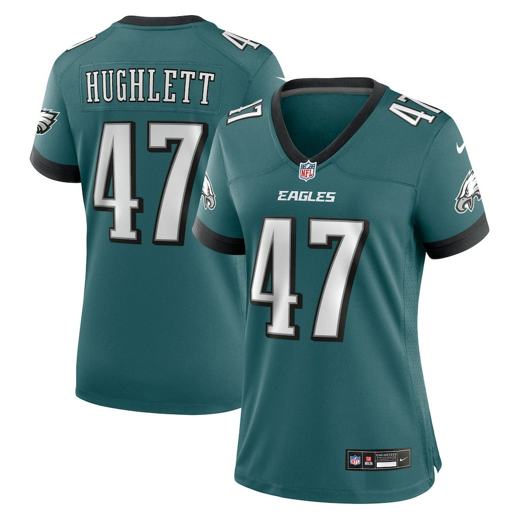 Charley Hughlett Philadelphia Eagles Women's Team Game Jersey Midnight Green - Nike
