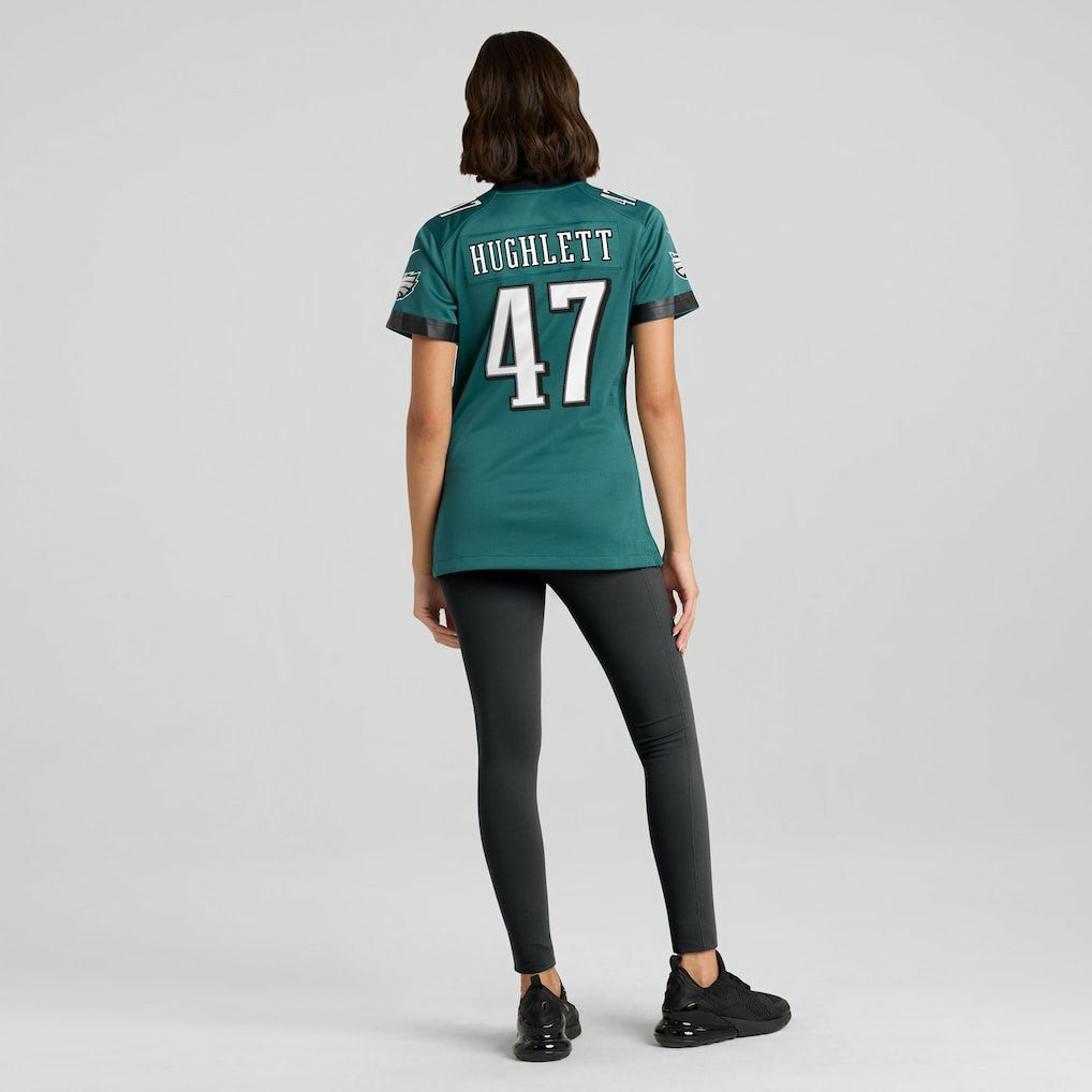 Charley Hughlett Philadelphia Eagles Women's Team Game Jersey Midnight Green - Nike