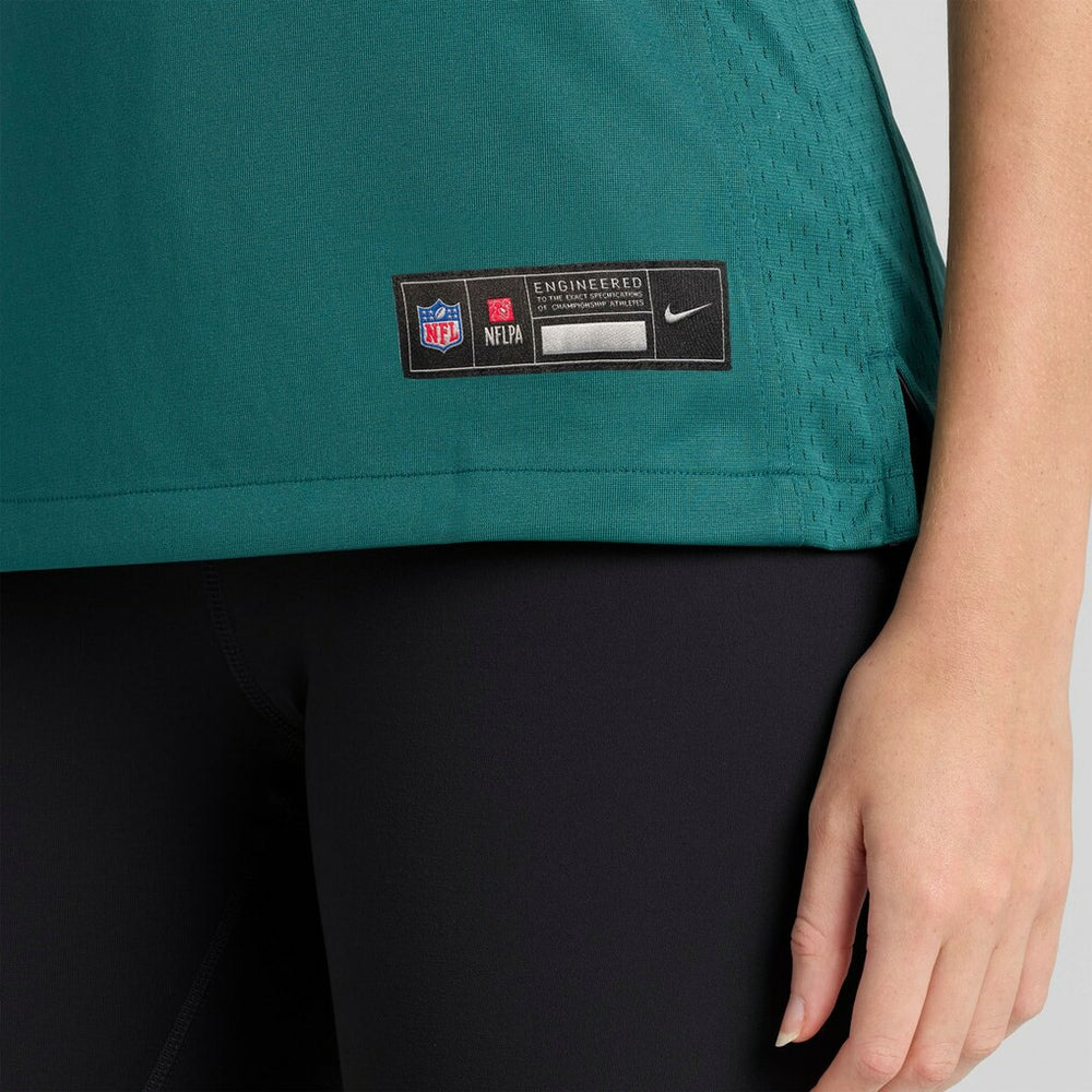 Charley Hughlett Philadelphia Eagles Women's Team Game Jersey Midnight Green - Nike