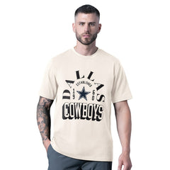 Dallas Cowboys MSX by Michael Strahan Whiteout Vintage T-Shirt White - NFL