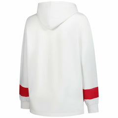 Chicago Blackhawks Profile Women's Plus Size Hoodie White