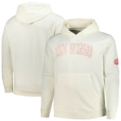 Detroit Red Wings - Fanatics Big &Tall Stitch Hoodie Cream