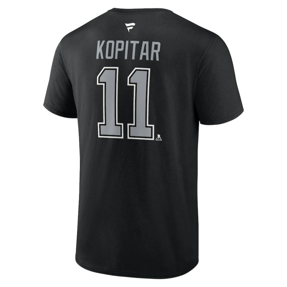 Anze Kopitar Los Angeles Kings - Fanatics Authentic Stack Name & Number T-Shirt Black
