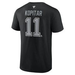 Anze Kopitar Los Angeles Kings - Fanatics Authentic Stack Name & Number T-Shirt Black