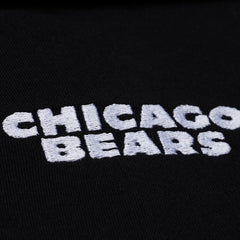 Chicago Bears Women's Cropped Long Sleeve Rugby Polo Black - Mitchell & Ness