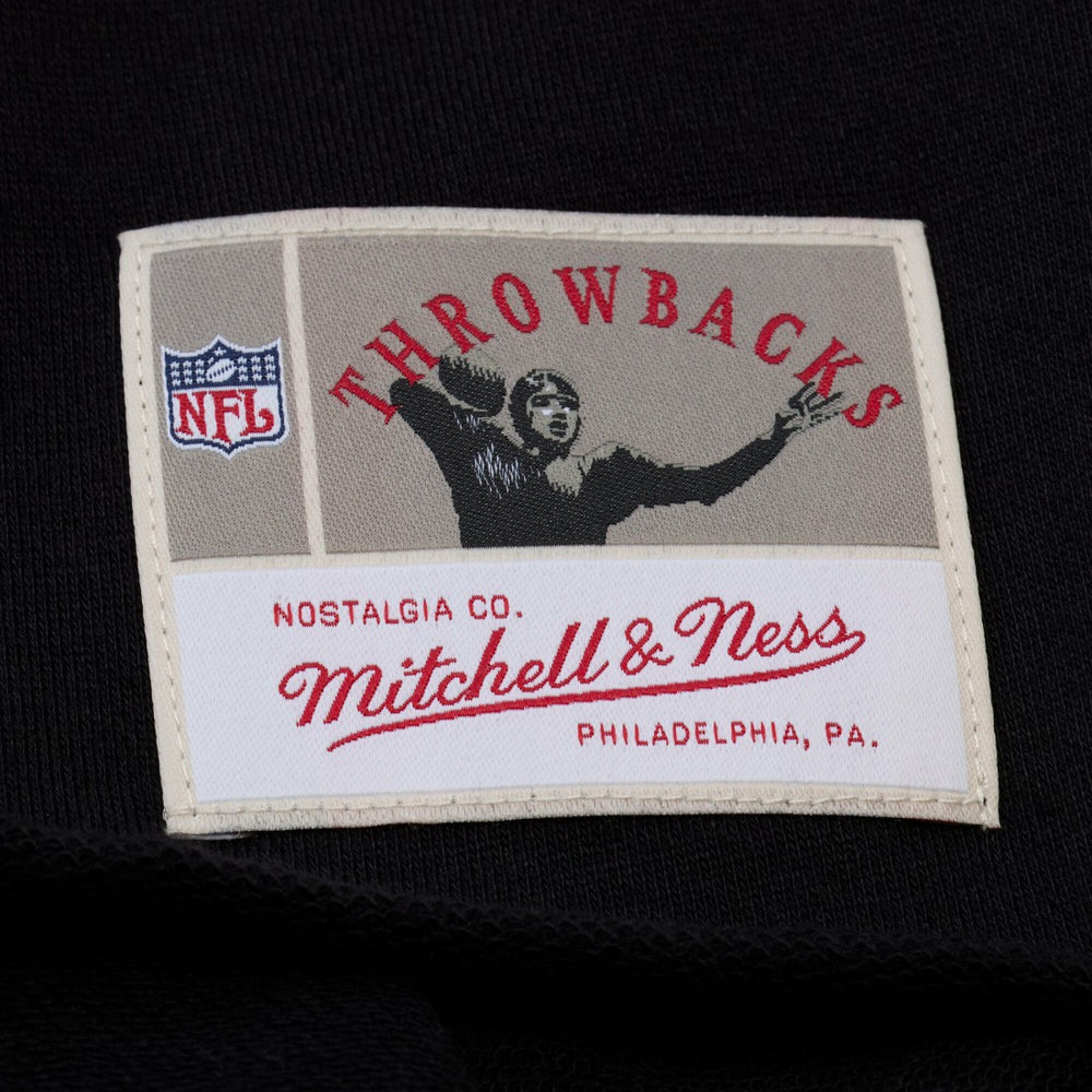 Denver Broncos Women's Throwback Cropped Long Sleeve Rugby Polo Black - Mitchell & Ness