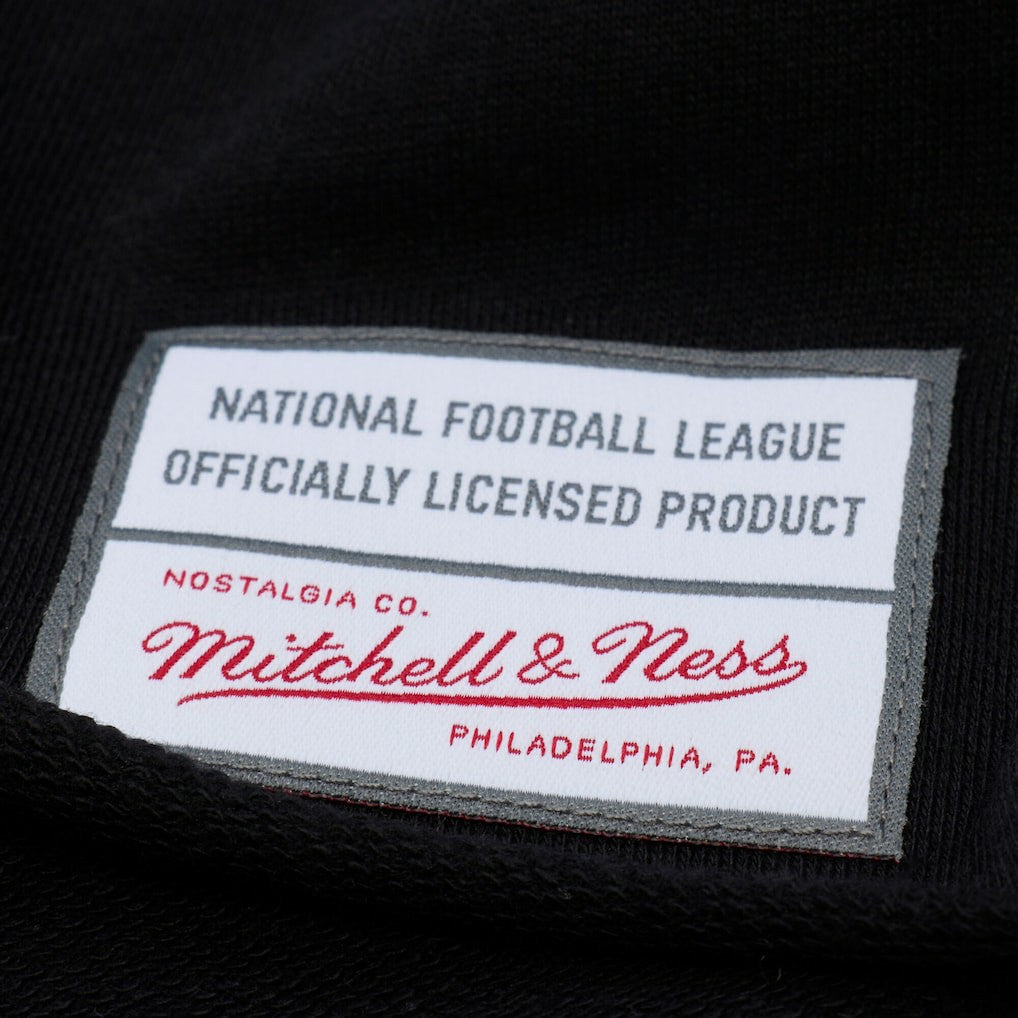 Cincinnati Bengals Women's Cropped Long Sleeve Rugby Polo Black - Mitchell & Ness