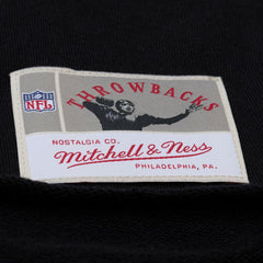 San Francisco 49ers Women's Cropped Long Sleeve Rugby Polo Black - Mitchell & Ness