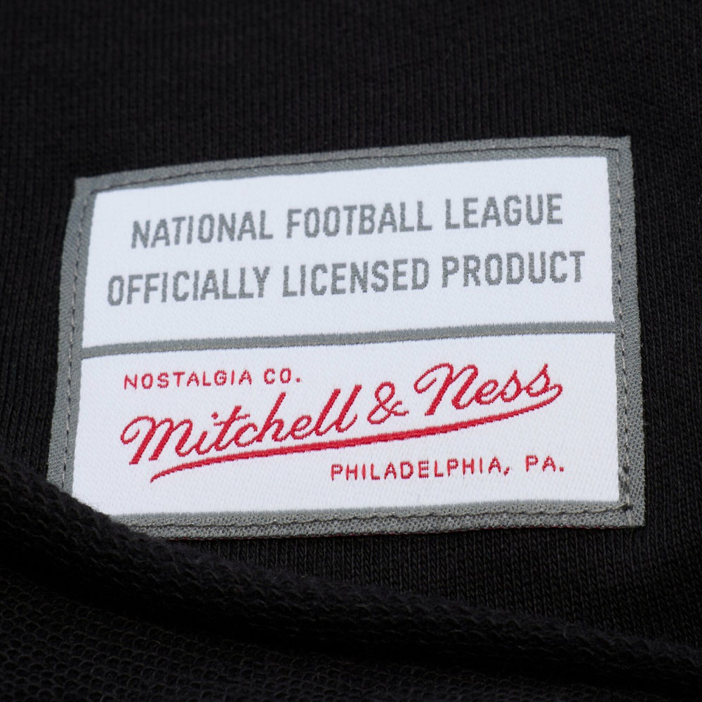 Detroit Lions Women's Cropped Long Sleeve Rugby Polo Black - Mitchell & Ness