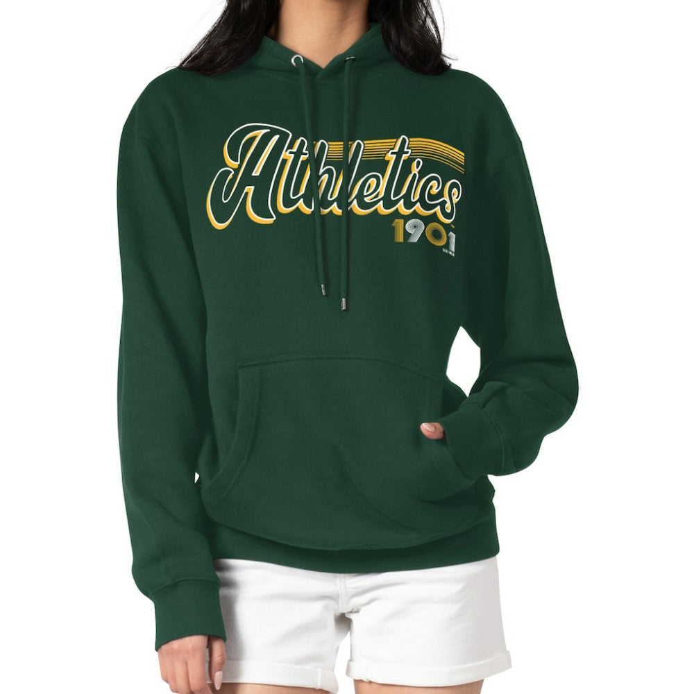 Athletics Starter Women's Groovy Script Team Fleece Pullover Hoodie Lifestyle