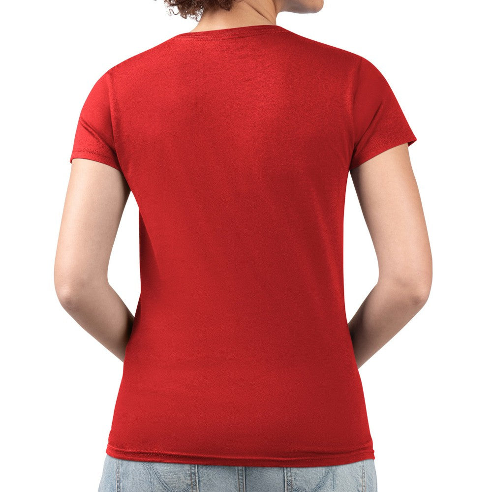 Cincinnati Reds G-III 4Her by Carl Banks Women's Super-Slim Fit Lightweight Pinstripe Circle V-Neck T-Shirt Online