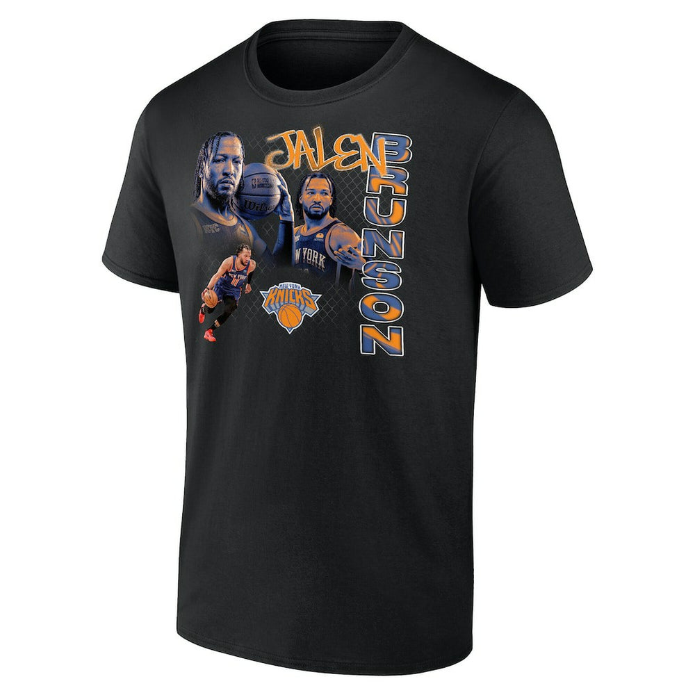 NBA - Jalen Brunson New York Knicks Notorious 3.0 Player T-Shirt - Black