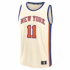 Fanatics - Jalen Brunson New York Knicks 2025/26 City Edition Fast Break Jersey - Cream