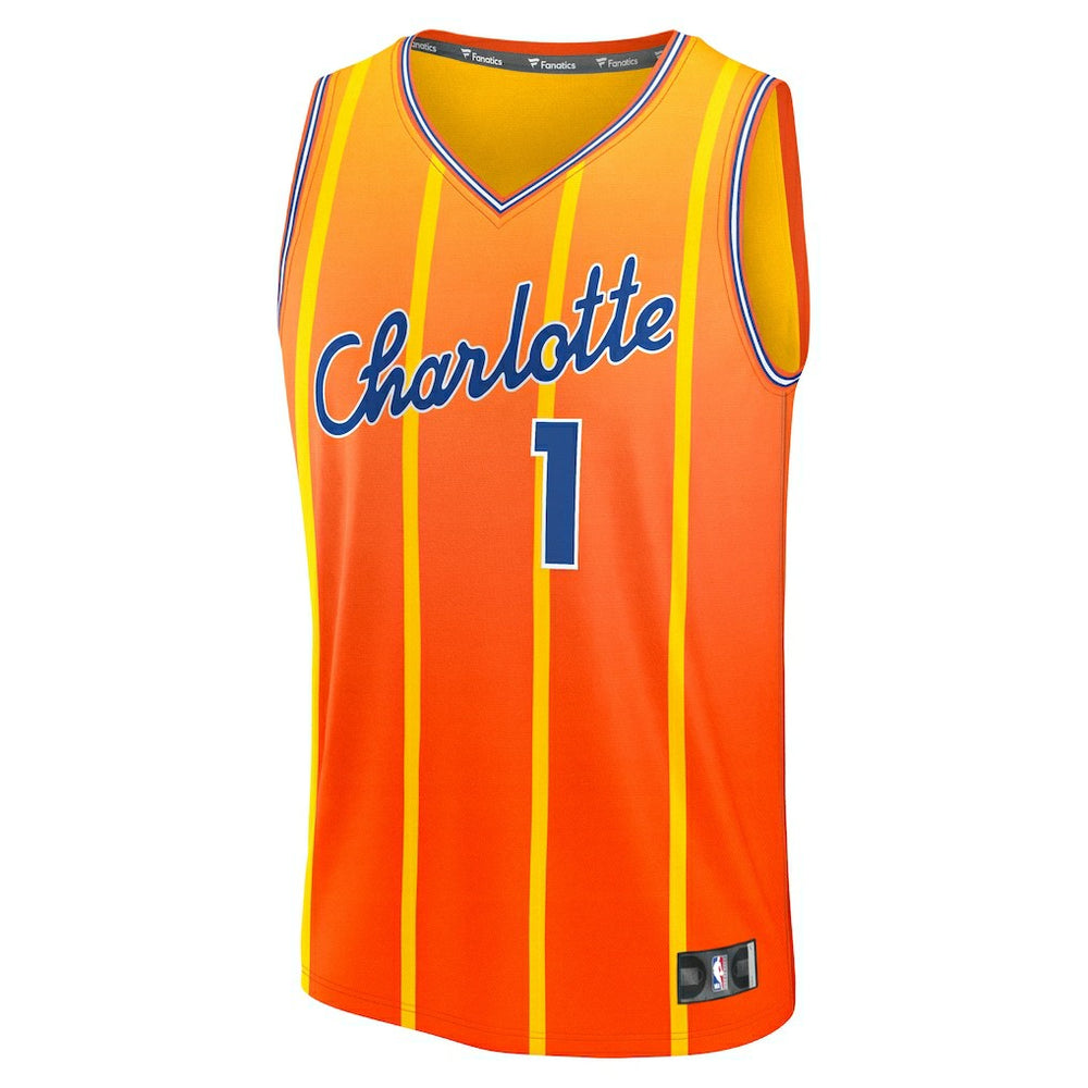 Fanatics - LaMelo Ball Charlotte Hornets 2025/26 City Edition Fast Break Jersey - Orange