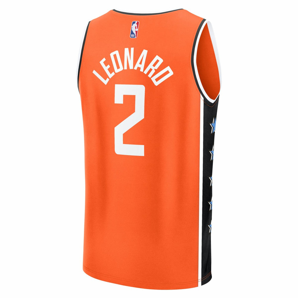 Fanatics - Kawhi Leonard LA Clippers 2025/26 City Edition Fast Break Jersey - Orange
