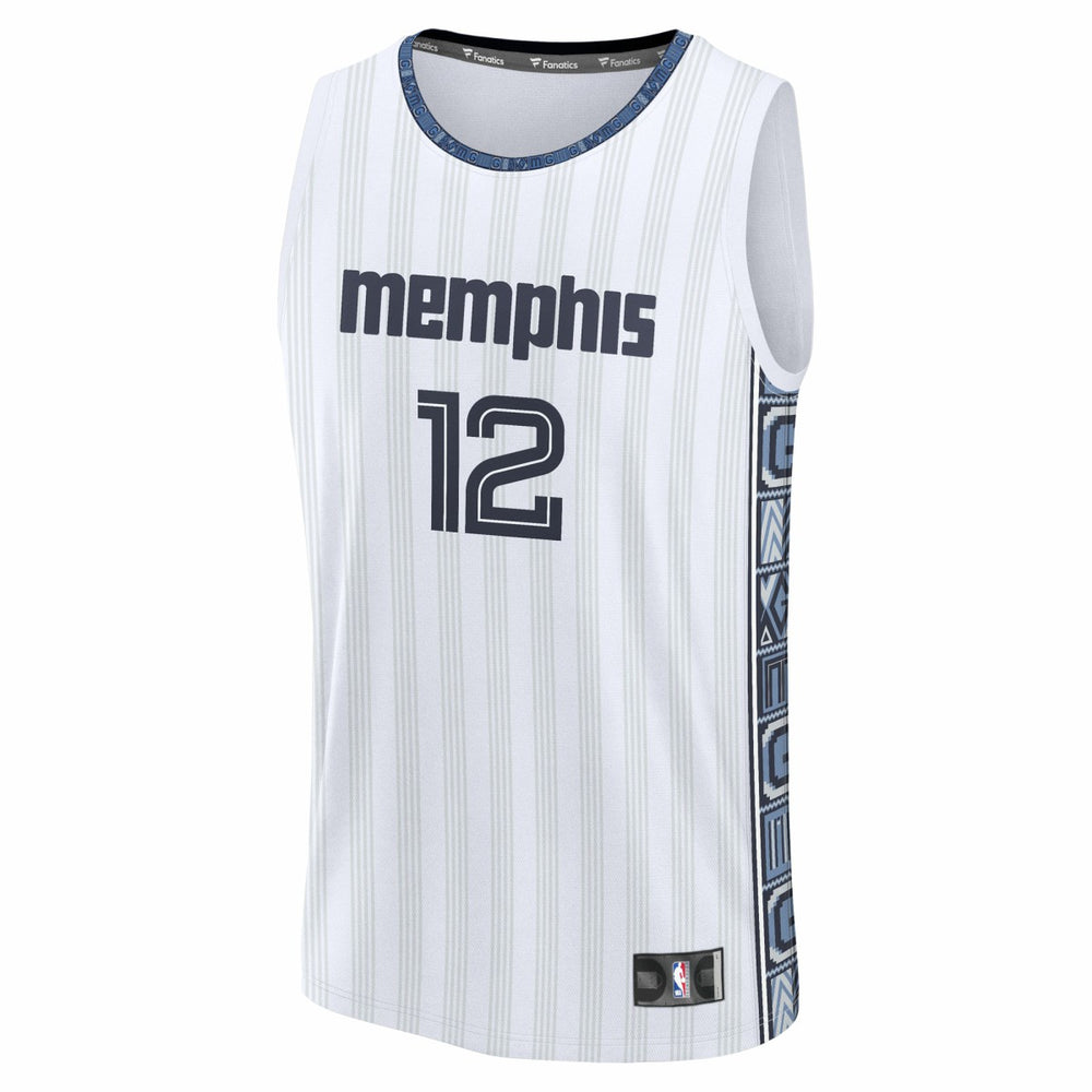 Fanatics - Ja Morant Memphis Grizzlies 2025/26 City Edition Fast Break Jersey - White