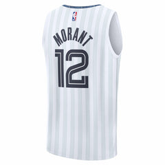 Fanatics - Ja Morant Memphis Grizzlies 2025/26 City Edition Fast Break Jersey - White