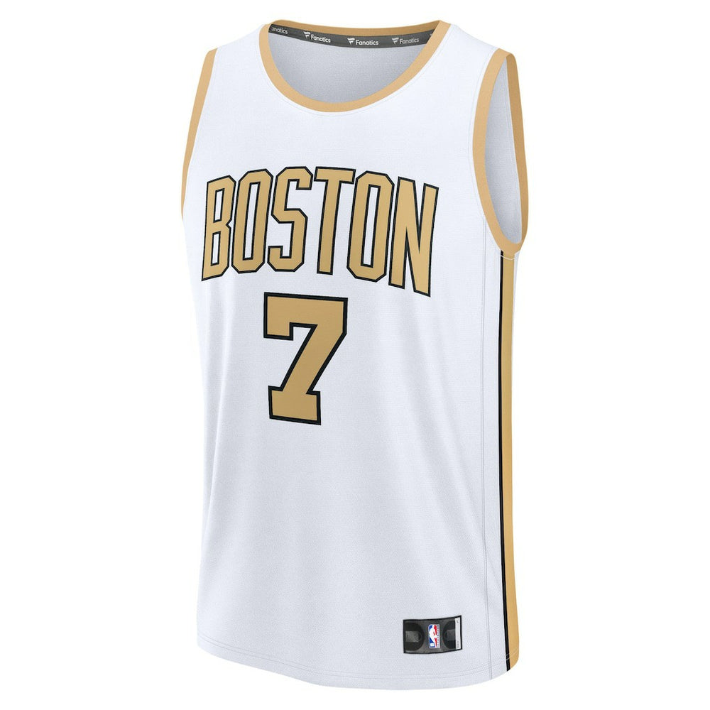 Fanatics - Jaylen Brown Boston Celtics 2025/26 City Edition Fast Break Jersey - White