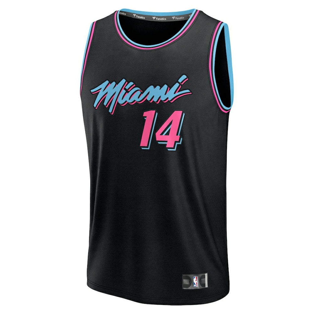 Fanatics - Tyler Herro Miami Heat Youth 2025/26 City Edition Fast Break Jersey - Black