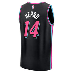 Fanatics - Tyler Herro Miami Heat Youth 2025/26 City Edition Fast Break Jersey - Black