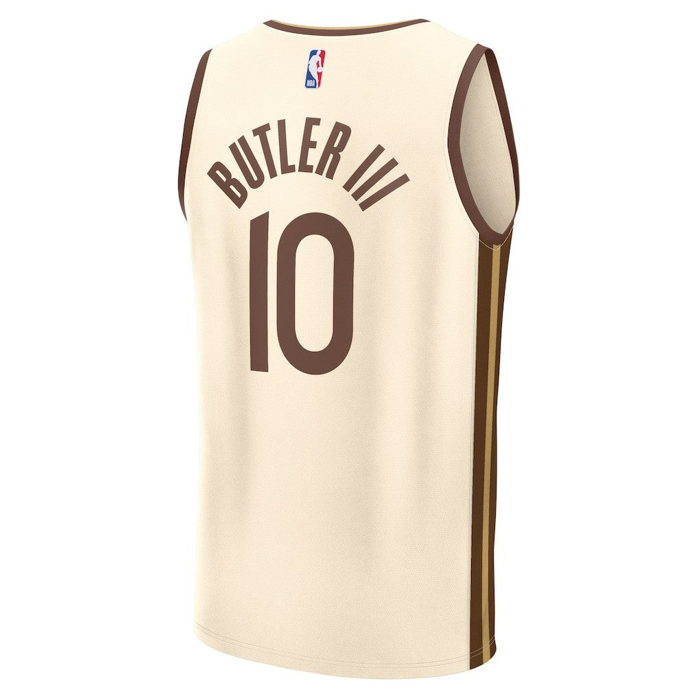 Jimmy Butler III Golden State Warriors Youth 2025/26 City Edition Fast Break Jersey sale - Tan | NBA Jerseys