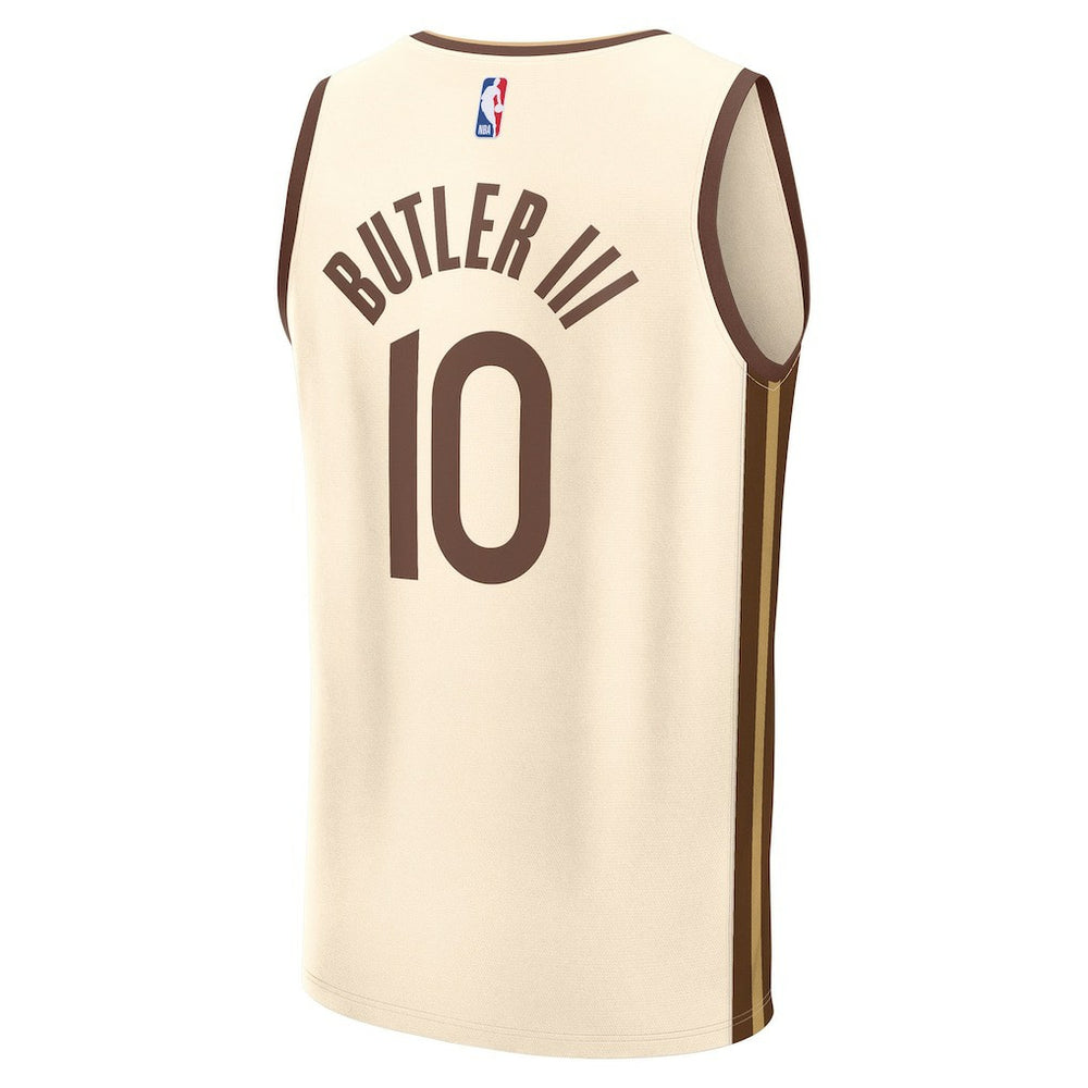 Fanatics - Jimmy Butler III Golden State Warriors Youth 2025/26 City Edition Fast Break Jersey - Tan