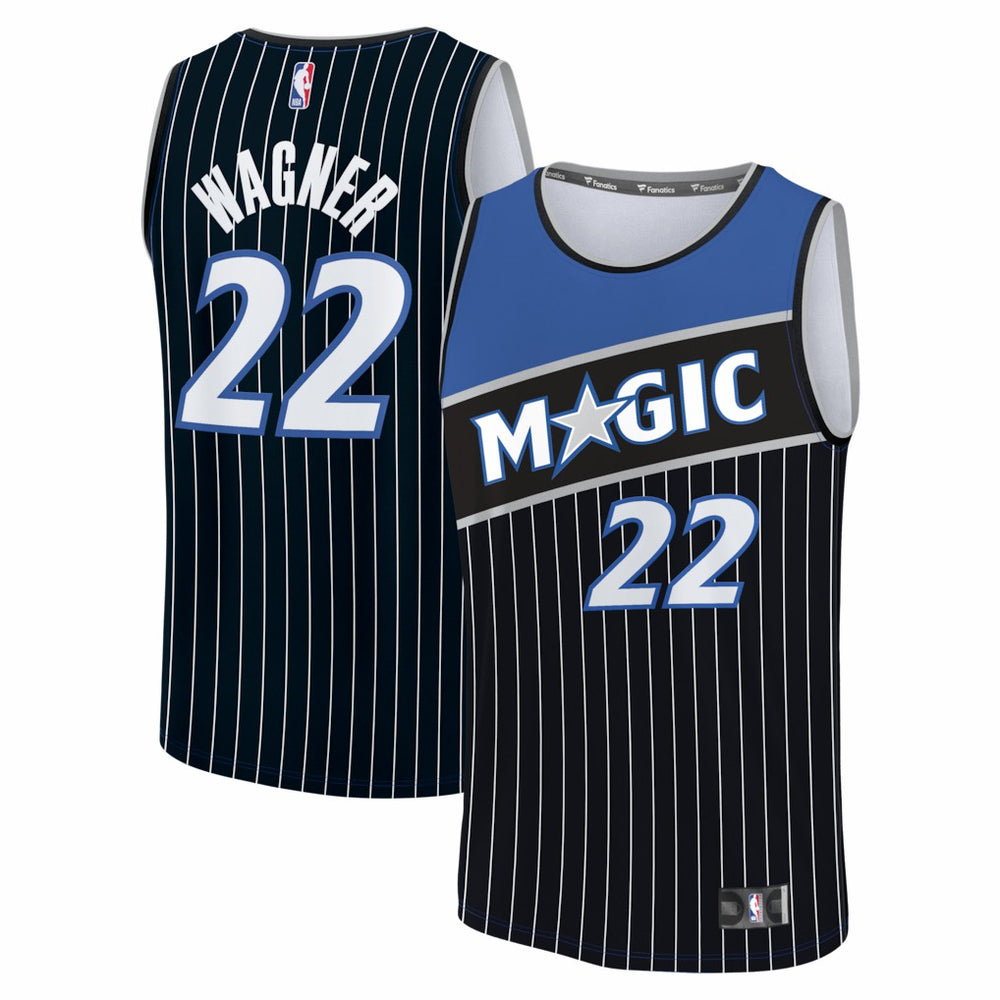 Fanatics - Franz Wagner Orlando Magic Fast Break Jersey - Statement Edition - Black