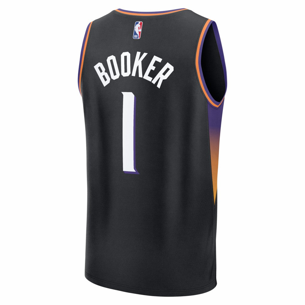 Devin Booker Phoenix Suns Fast Break Jersey - Statement Edition - Black | NBA Jerseys
