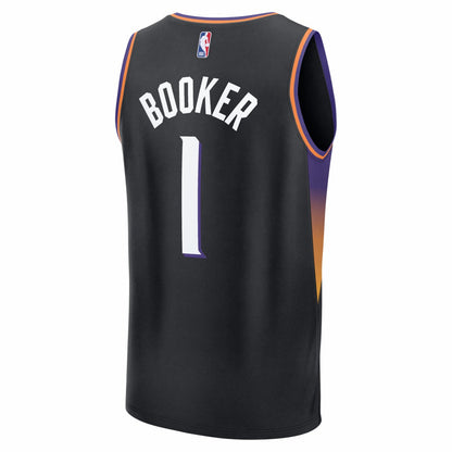 Devin Booker Phoenix Suns Fast Break Jersey - Statement Edition - Black | NBA Jerseys