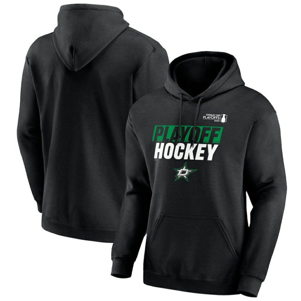 Dallas Stars - Fanatics 2025 Stanley Cup Playoffs Breakout Pullover Hoodie Black