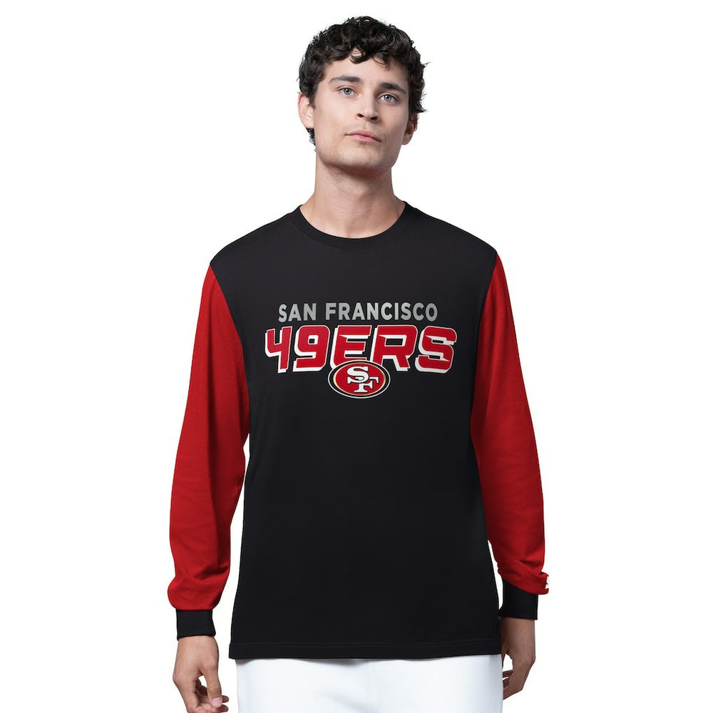 San Francisco 49ers Starter Thursday Night Gridiron Long Sleeve T-Shirt- Black - NFL