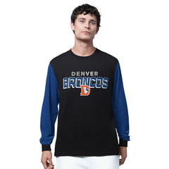 Denver Broncos Starter Thursday Night Gridiron Long Sleeve T-Shirt Black/Navy - NFL