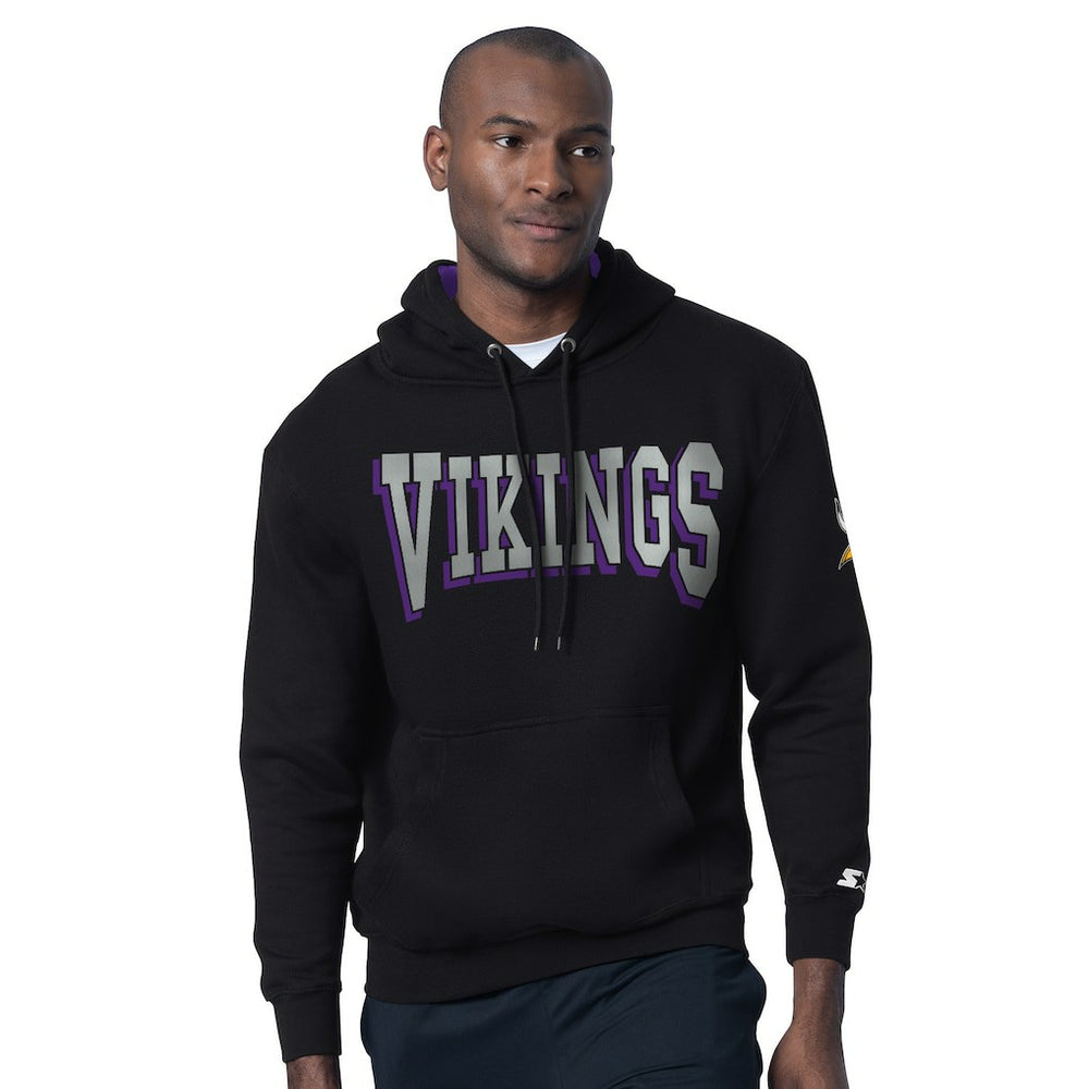 Minnesota Vikings Starter Thursday Night Gridiron Hoodie Black - NFL