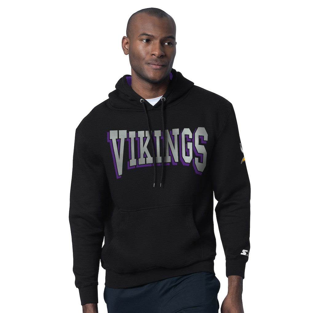 Minnesota Vikings Starter Thursday Night Gridiron Hoodie Black - NFL