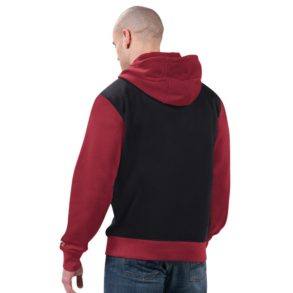 Washington Commanders Starter Thursday Night Gridiron Full-Zip Hoodie Black/Burgundy - NFL
