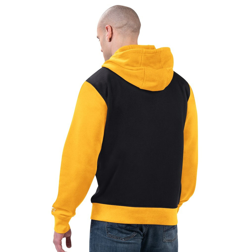Pittsburgh Steelers Starter Thursday Night Gridiron Full-Zip Hoodie Black/Gold - NFL