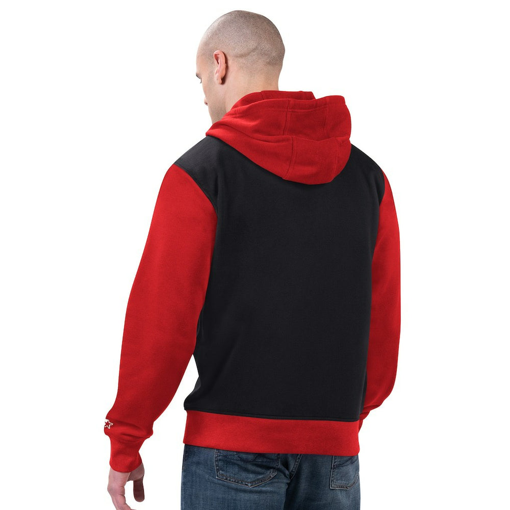 San Francisco 49ers Starter Thursday Night Gridiron Full-Zip Hoodie Black/Scarlet - NFL