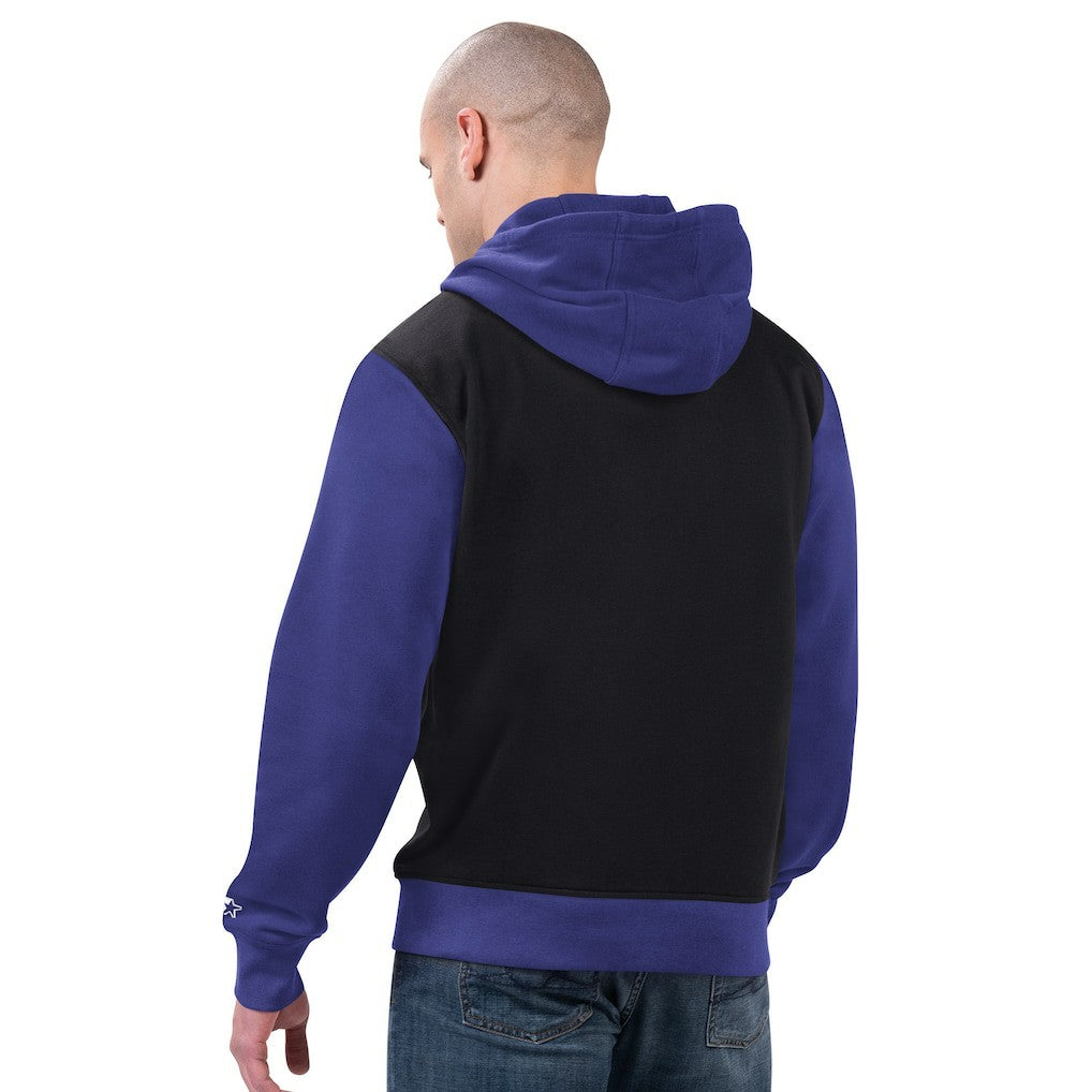 Baltimore Ravens Starter Thursday Night Gridiron Full-Zip Hoodie Black/Purple - NFL