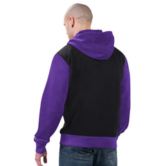 Minnesota Vikings Starter Thursday Night Gridiron Full-Zip Hoodie Black/Purple - NFL