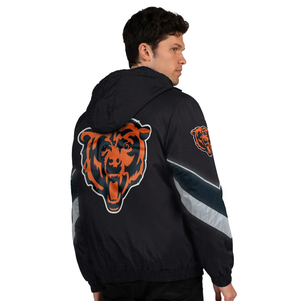 Chicago Bears Starter Thursday Night Gridiron Full-Zip Jacket Black/Navy - NFL