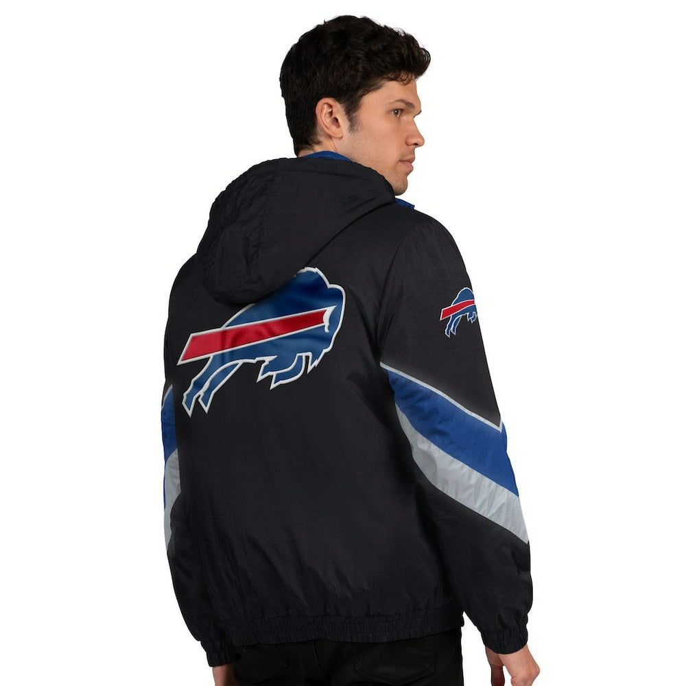 Buffalo Bills Starter Thursday Night Gridiron Full-Zip Jacket Black/Royal - NFL