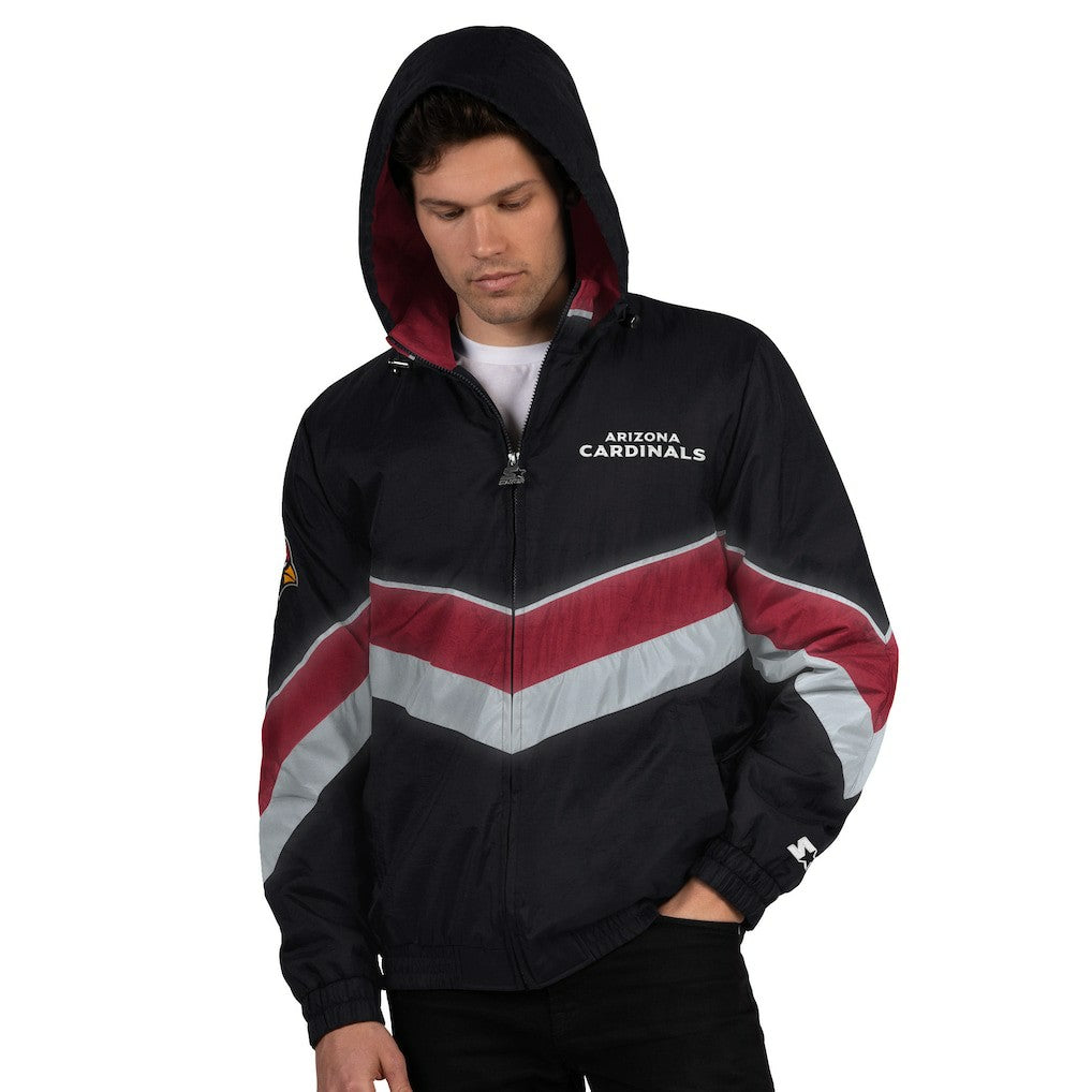 Arizona Cardinals Starter Thursday Night Gridiron Full-Zip Jacket Black/Cardinal - NFL
