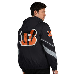 Cincinnati Bengals Starter Thursday Night Gridiron Full-Zip Jacket Black/Orange - NFL