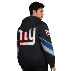 New York Giants Starter Thursday Night Gridiron Full-Zip Jacket Black/Royal - NFL