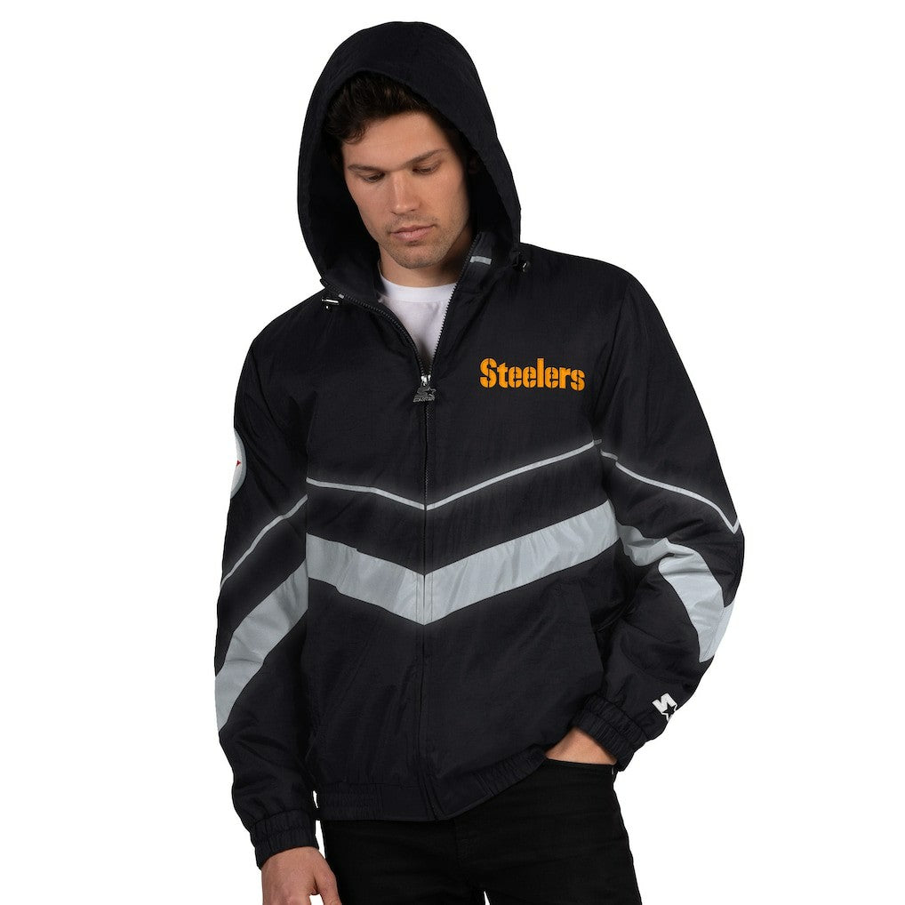 Pittsburgh Steelers Starter Thursday Night Gridiron Full-Zip Jacket Black/Gold - NFL