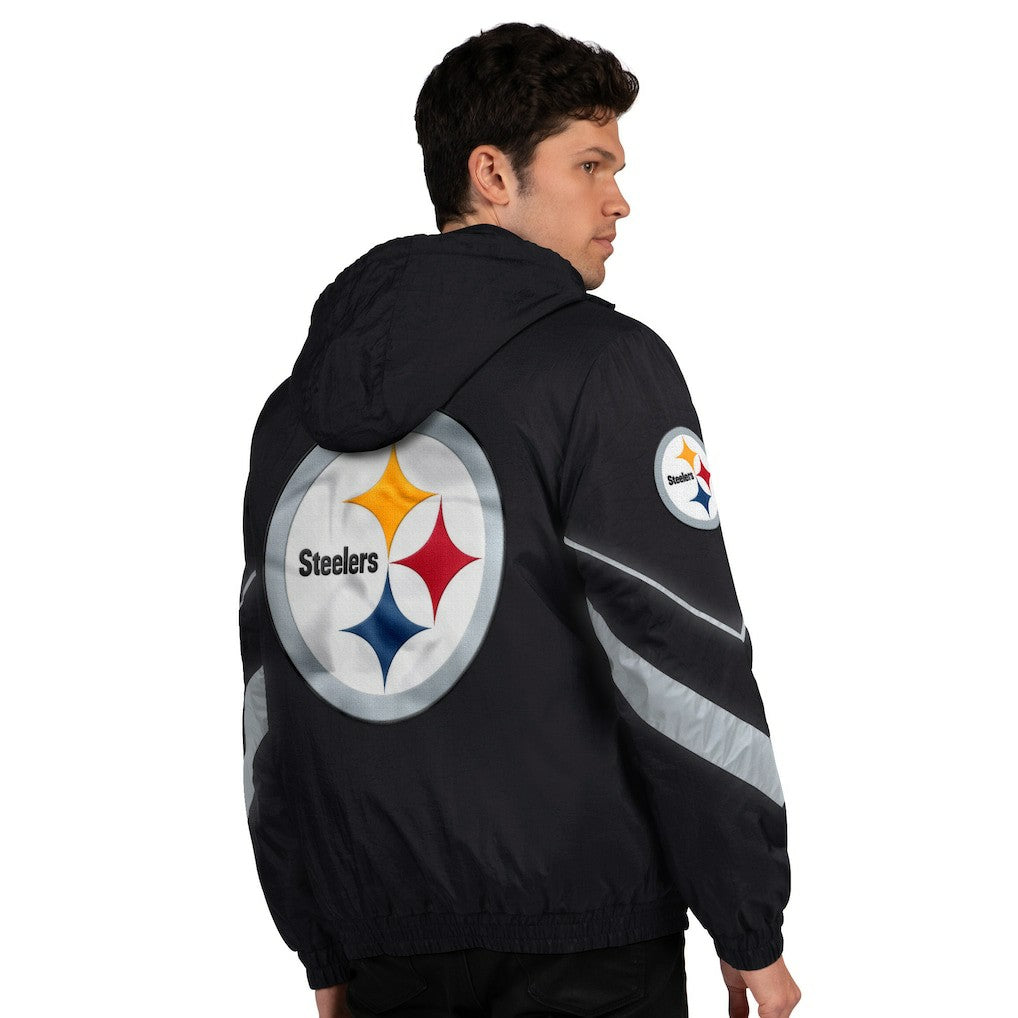 Pittsburgh Steelers Starter Thursday Night Gridiron Full-Zip Jacket Black/Gold - NFL